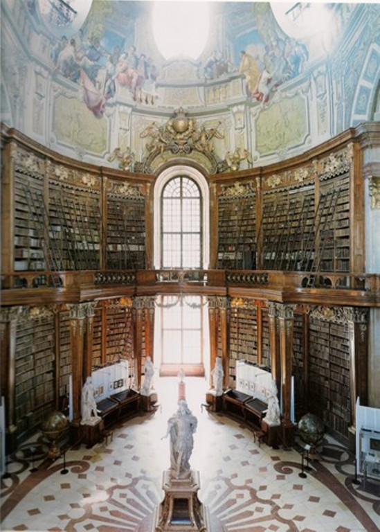 Thư viện Quốc gia Áo. Ảnh: Candida Hofer.