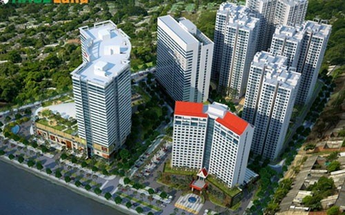Phối cảnh dự án khu phức hợp trung tâm thương mại, khách sạn, căn hộ cho thuê “Hoang Anh Gia Lai Myanmar Centre”.