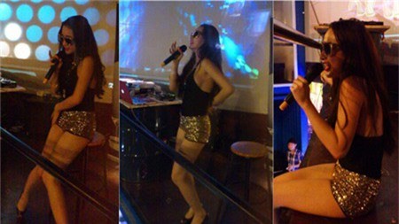 Sự xuất hiện của Angela Phương Trinh trong bar với trang phục hở hang cùng màn biểu diễn bốc lửa không lấy gì làm ngạc nhiên với khán giả.