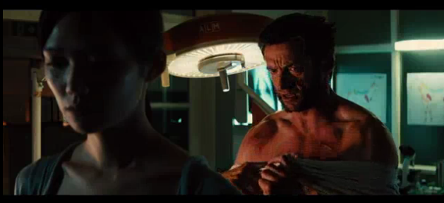 Hình ảnh trong phim "Người sói Wolverine".