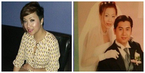 Một trong những bức ảnh chủ nhân của Facebook so sánh với tấm ảnh cưới cho thấy cô là vợ của doanh nhân T.