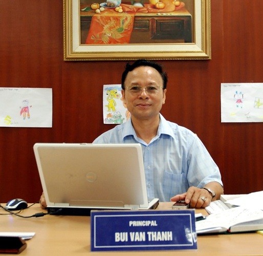 Ông Bùi Văn Thanh - Hiệu trưởng trường Phổ thông Newton.