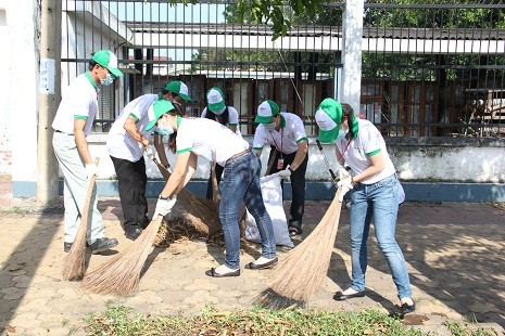 Công nhân tại 2 nhà máy Ajinomoto Biên Hòa và Long Thành tham gia chiến dịch.
