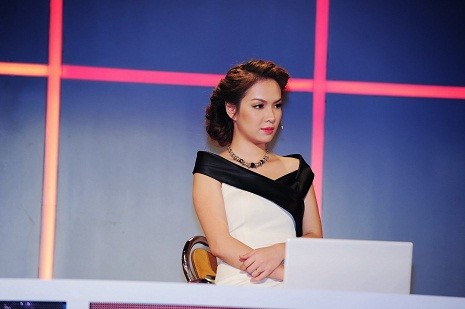 Đan Lê làm đại diện để ngồi trên ghế nhà đầu tư trong chương trình "Ngôi sao thiết kế Việt Nam".