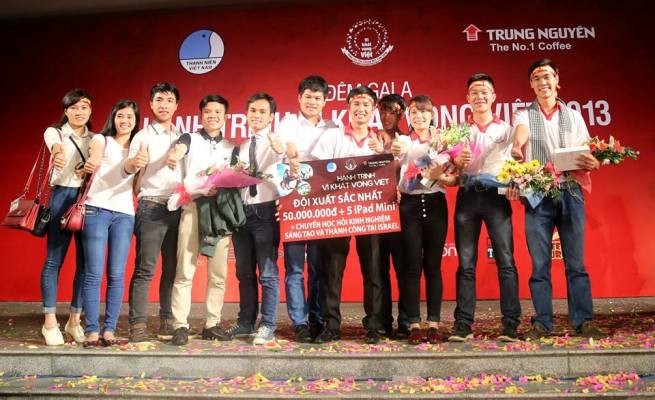 ĐH Nông nghiệp Hà Nội trở thành đội chiến thắng trong Hành trình Vì khát vọng Việt 2013.