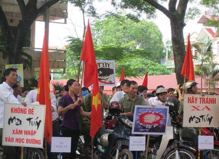 Công tác tuyên truyền phòng chống tệ nạn ma túy tại Bắc Giang.