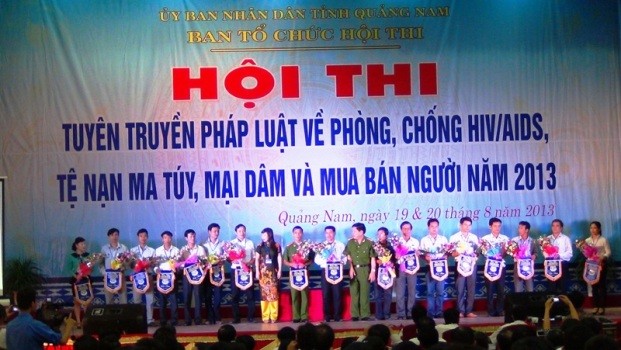 Hội thi Tuyên truyền pháp luật phòng chống HIV/AIDS, ma túy, mại dâm và mua bán người tại Quảng Nam.