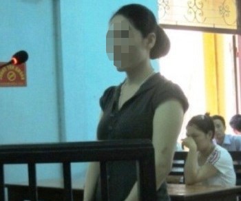 Phạm Thị Ngọc Lan tại phiên tòa sơ thẩm ngày 26/9/2012.