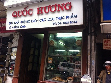 Giò chả Quốc Hương - cửa hàng giò chả gia truyền 4 đời tại Hà Nội.