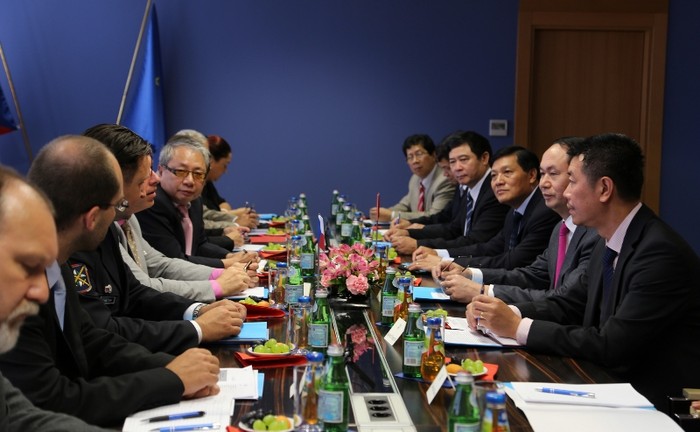 Đoàn đại biểu cấp cao Bộ Công an Việt Nam Hội đàm với Đoàn đại biểu cấp cao Bộ Nội vụ Cộng hòa Czech.