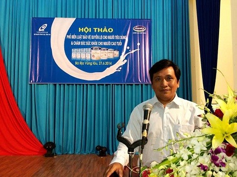 Ông Phan Nguyễn Minh Nhựt, Giám Đốc Kinh doanh miền Đông - Vinamilk chia sẻ với người tiêu dùng Bà Rịa Vũng Tàu những thông tin về công ty.