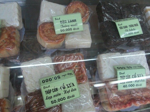 Tiệm bánh trung thu gia truyền này chỉ sản xuất các loại bánh có hương vị truyền thống.
