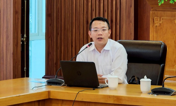 Tiến sĩ Trần Văn Tính phát biểu tại Hội thảo (Ảnh: Phạm Linh)