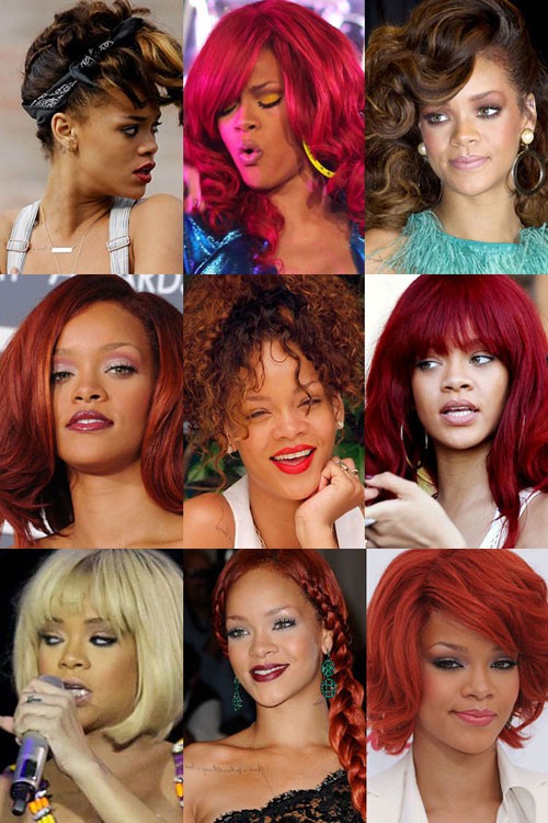 Với những màn biến hóa như thế này, công chúa nhạc R&B Rihanna xứng đáng với danh hiệu Người đẹp có nhiều ý tưởng make up nhất năm 2011. Từ kiểu trang điểm nude cho đến kiểu trang điểm cổ điển môi đỏ đậm, hay lấy điểm nhấn là đôi mắt, Rihanna đều ghi điểm
