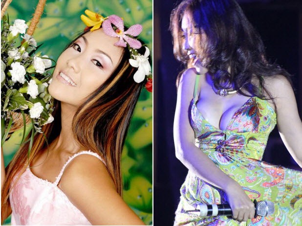 Đoan Trang thời "sô cô la" khác một trời một vực với "nữ hoàng gameshow" bây giờ: sexy, nóng bỏng và ngực cũng không còn lép.