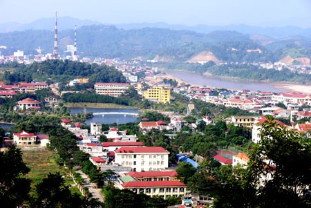 Một góc thành phố Lào Cai ngày nay (Ảnh: Laocai.gov.vn).