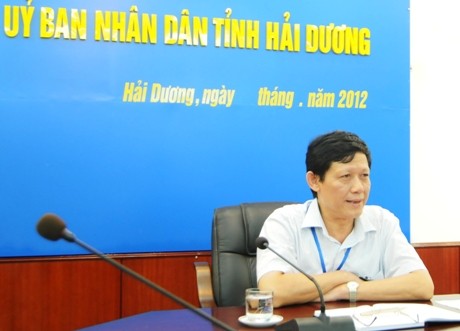 Người phát ngôn của UBND tỉnh, Chánh văn phòng UBND tỉnh Hải Dương – ông Hoàng Mai Khương.