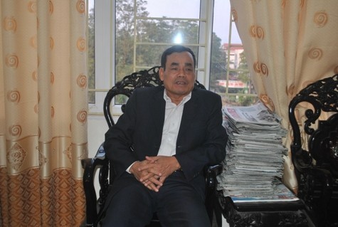 Ông Phạm Văn Lại - Chủ nhiệm UBKT huyện ủy Yên Định: "sẽ kiên quyết kỷ luật cán bộ vi phạm"
