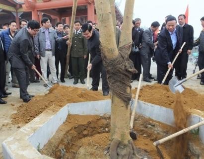 Chủ tịch nước Trương Tấn Sang phát động tết trồng cây tại Thanh Hóa