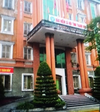 Trụ sở bảo hiểm xã hội tỉnh Thanh Hóa (ảnh : Xuân Quang)