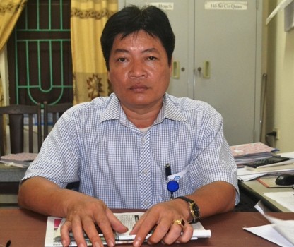 Ông Nguyễn Văn Khải, Phó chủ tịch xã Vạn Điểm
