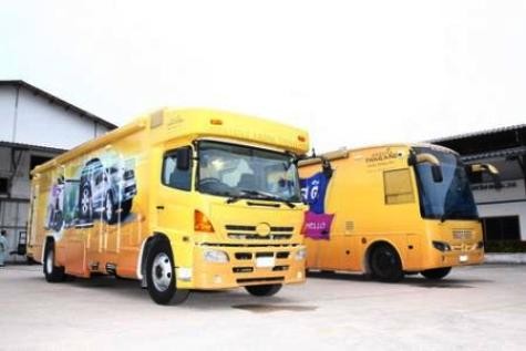 Hàng loạt xe caravan được phía Trung Quốc đề nghị được đưa vào du lịch tại Việt Nam (ảnh: Dân trí)