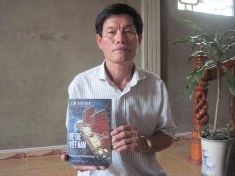 Ông Lường Viết Lợi - người Việt Nam duy nhất trên chiếc bè vượt Đại dương (ảnh: Lê Phương)