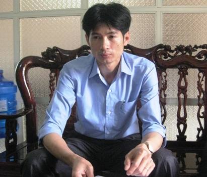 Ông Đỗ Hữu Thọ - Phó Giám đốc TTGDTX huyện Yên Định (ảnh: ĐỨC THIỆN)