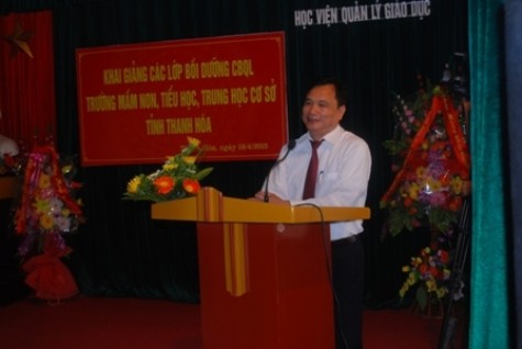Ông Trần Văn Hòa - Phó Giám đốc Sở Giáo dục và Đào tạo Thanh Hóa (ảnh:Tư liệu)