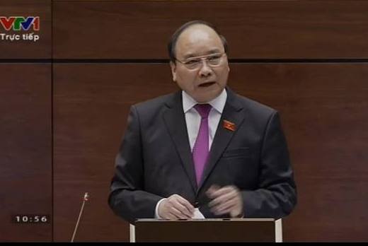 Phó Thủ tướng Nguyễn Xuân Phúc đăng đàn trả lời chất vấn sáng nay (ảnh:Bình Nguyên)