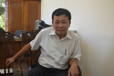 Ông Lê Văn Tiến - Phó phòng Nội vụ huyện Thiệu Hóa (ảnh: ĐỨC THIỆN)