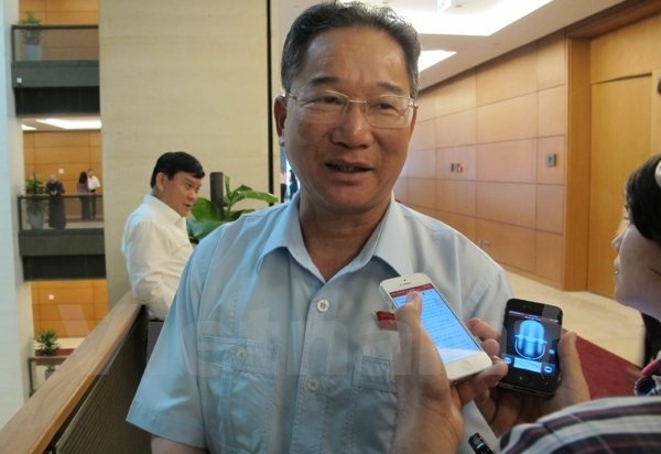 Đại biểu Quốc hội Nguyễn Bá Thuyền, đoàn Lâm Đồng (ảnh: TTXVN).