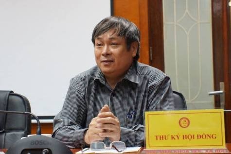 Ông Hồ Sỹ Sơn-Phó Giám đốc Học viện Khoa học xã hội (ảnh: XUÂN QUANG)