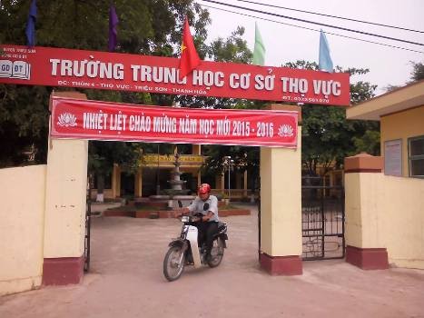 Trường THCS Thọ Vực (Triệu Sơn, Thanh Hóa). Ảnh: ĐỨC THIỆN