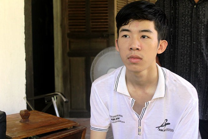 Thí sinh Nguyễn Đức Ngà chính thức được tiếp nhận vào Học viện Cảnh sát nhân dân (ảnh: Tuổi trẻ)