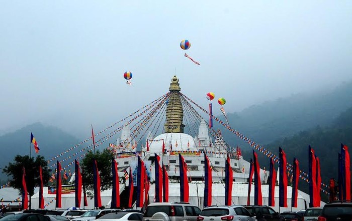 Hình ảnh Đại bảo tháp Mandala Tây Thiên (ảnh: MINH TÂM)