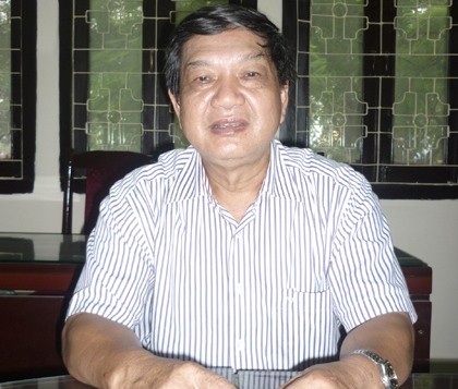 Giáo sư Nguyễn Ngọc Cơ (ảnh:Vũ Dung/Báo Quân đội nhân dân).