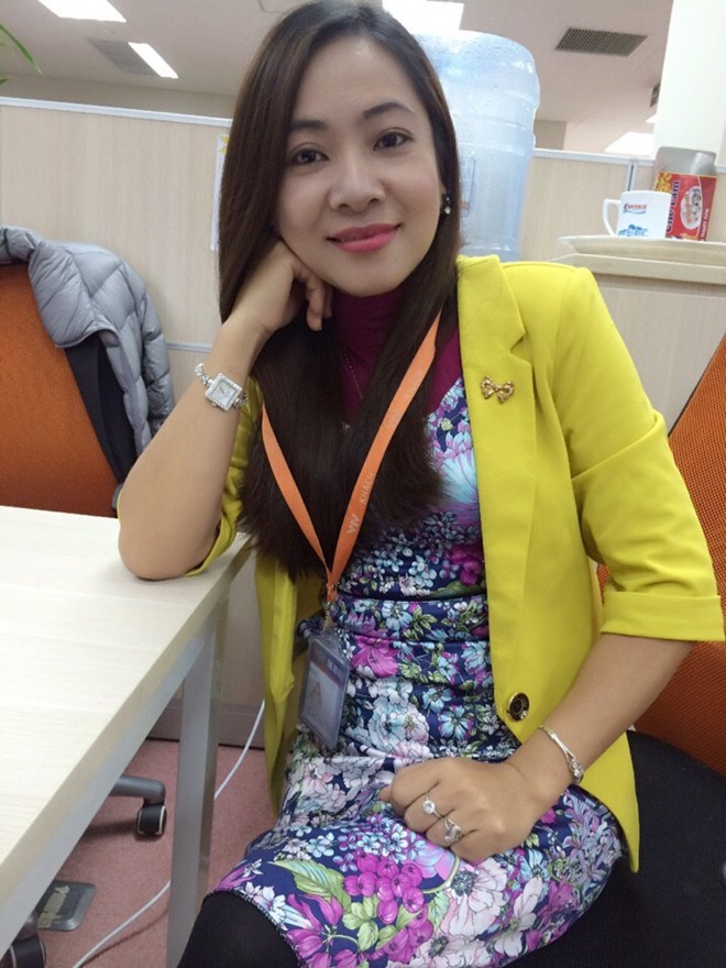 Cô giáo Nguyễn Thị Hoàn hiện giảng dạy bộ môn Ngữ Văn tại Trường THPT Mỏ Trạng. Ảnh: Nhân vật cung cấp.