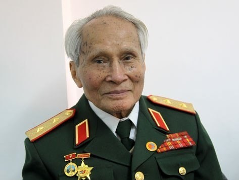 Trung tướng Nguyễn Quốc Thước - nguyên Tư lệnh Quân khu IV. ảnh: Ngọc Quang/Giaoduc.net.vn.