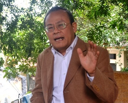 Ông Lê Văn Cuông, nguyên Phó trưởng đoàn Đại biểu Quốc hội tỉnh Thanh Hóa (ảnh: QUỐC TOẢN).