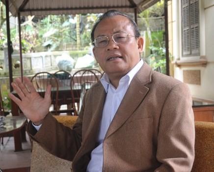 Ông Lê Văn Cuông, nguyên Phó đoàn Đại biểu Quốc hội Thanh Hóa (ảnh: QUỐC TOẢN).
