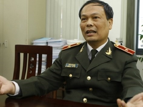 Thiếu tướng Trần Thế Quân, Phó Cục trưởng Cục Pháp chế và Cải cách hành chính tư pháp, Bộ Công an (ảnh: Tiền Phong).