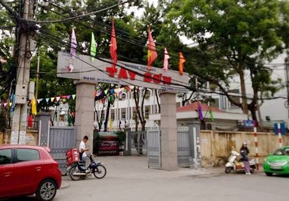 Trường tiểu học Tây Sơn (ảnh: NHÂN CHÍ).