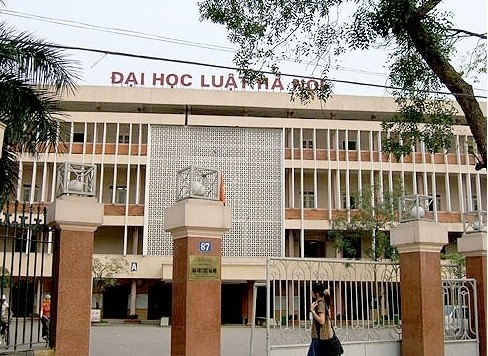 Trường Đại học Luật Hà Nội (ảnh đăng trên Báo Gia đình Việt Nam).