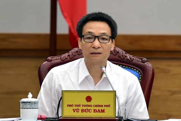 Phó Thủ tướng Vũ Đức Đam, ảnh đăng trên Báo điện tử Vietnamnet.vn.