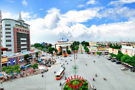 Quảng trường Độc lập, thành phố Hải Dương (ảnh: Báo điện tử Chính phủ).