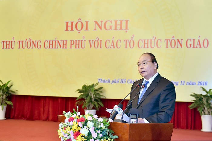 Thủ tướng Nguyễn Xuân Phúc. Ảnh Văn phòng Chính phủ.