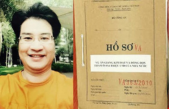 Giang Kim Đạt bị đề nghị truy tố tội tham ô. Ảnh đăng trên Báo điện tử vietnamnet.vn.
