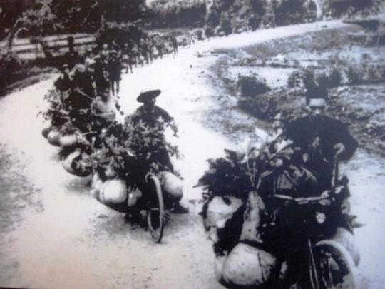 Xe đạp thồ - “Vũ khí đặc biệt” góp phần làm nên chiến thắng Điện Biên Phủ - Ảnh:Tư liệu/dangcongsan.vn.