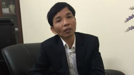 Ông Nguyễn Trọng Điều, Phó Chánh thanh tra tỉnh Hải Dương dùng bằng đại học giả. Ảnh đăng trên Báo Thanh Niên.